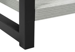 Accent Side Table, Narrow, Small, 2 Tier, Contemporary And Modern