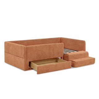 Safe Kids Bed With Guardrails And Storage