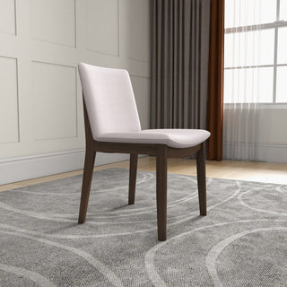 Laura - Mid-Century Modern Solid Wood Dining Chair (Set of 2)