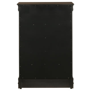 Janson - 5 Drawer Bedroom Chest - Cappuccino