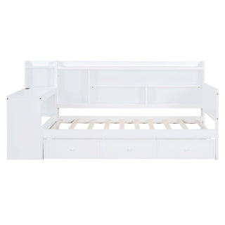 Daybed With 3 Drawers USB Ports And Desk