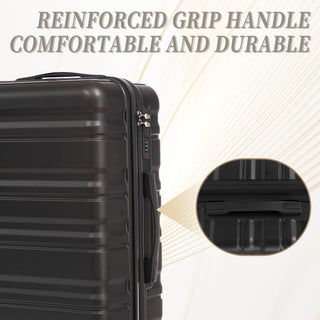 Tourist 3 Piece Luggage Set, Combination Lock, Durable Hard Shell With 360° Silent Wheels
