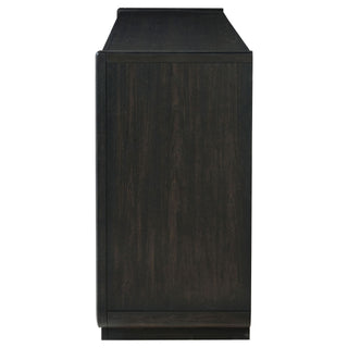 Bangor - 8 Drawer Bedroom Dresser Cabinet - Black