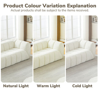 Modern Sofa With Piano Key Backrest