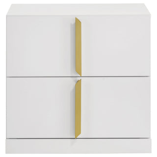 Lauryn - 2 Drawer Nightstand - Gloss White