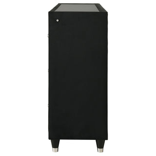 Mika - 8 Drawer LED Fireplace Dresser