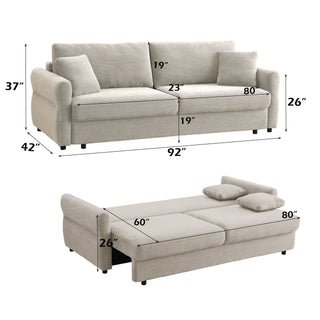 Haran - Pull Out Sleeper Sofa With Storage