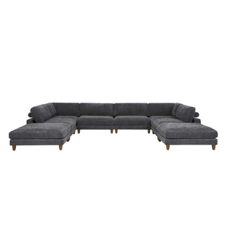 Modern Modular Sectional With Adjustable Back Support