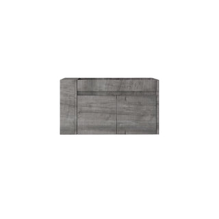 Floating Bathroom Vanity Cabinet, Soft Close Double Drawers, Open Side Storage, Wall Mounted, Cabinet Only