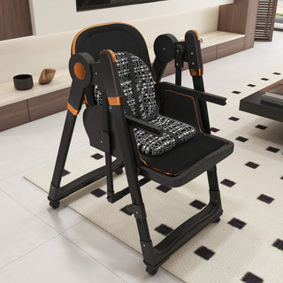 Convertible Baby High Chair To Rocker With 5 Point Harness