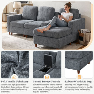 L - Sectional Sofa With Reversible Chaise