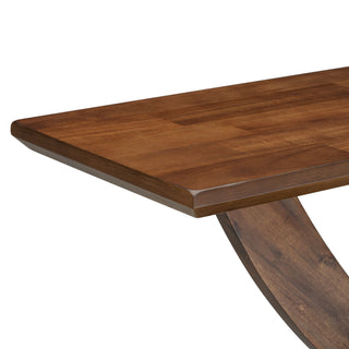 Console Table With Cross Leg Base And Reinforced Support Plate