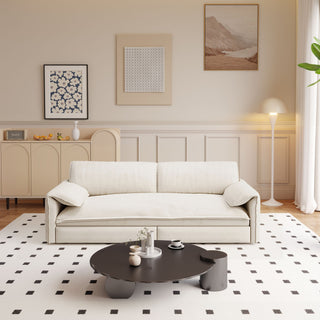 Queen Pull Out Sofa Bed With Side Storage