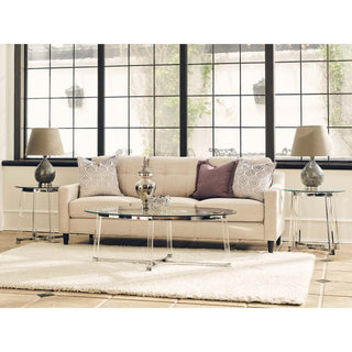 Lucinda - 24.5" End Table - Chrome