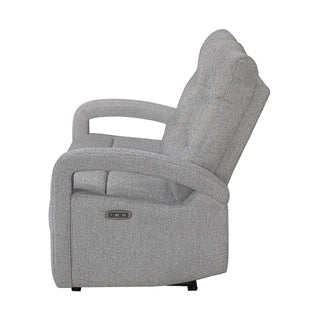 Isolde - Power Reclining Sofa, LED Lighting - Gray
