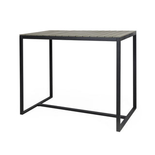 Ernesto - Outdoor Industrial Acacia Wood Bar Table