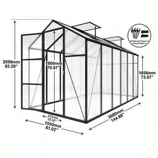 Gain Height Windproof house With Raised Base