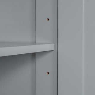 Tall Bathroom Cabinet With Tilt-Out Laundry Basket And Upper Storage