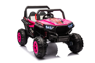 12V7A*1 30W*4 Four-Wheel Drive Seat One Button Start, Forward And Backward, High And Low Speed, Music, Front Light, Power Display, Two Doors Can Open, 2.4G R / C, Seat Belt Four Wheel Absorber