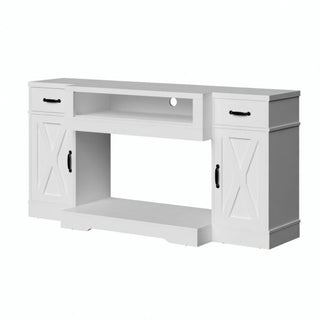 TV Stand With Adjustable Shelves & Double Doors