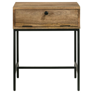 Wyrik - Rectangular Side End Table - Honey