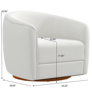 Elise - Mid-Century Modern Swivel Chair