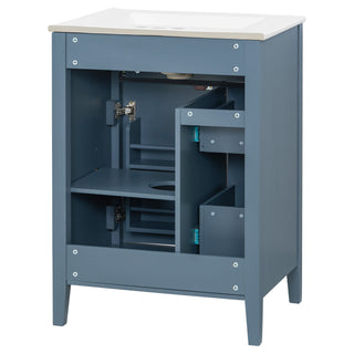 Bathroom Vanity With Sink, Soft Closing Cabinet