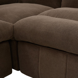 Sectional, Large Arms, Toss Pillows Included