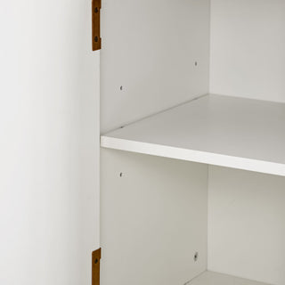 Floor Cabinet With Adjustable Shelf, Storage For Entryway