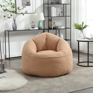 Bedding Bean Bag Sofa Chair High Pressure Foam With Footrest
