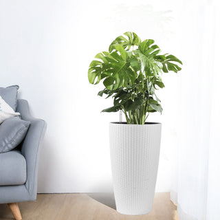 Tall Planters Set With Water Level Monitor And Auto Watering