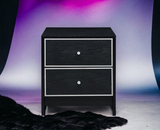 Jabir - Accent Table - Black / Silver
