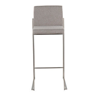 Fuji - Contemporary And Modern Elegance High Back Barstool