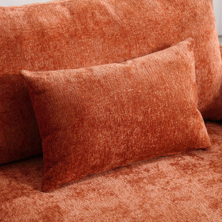 Mid Century Modern Fabric Loveseat Sofa, 2 Seat Upholstered Couch