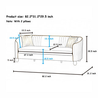 3 Seater Classic Sofa, Living Room Furniture