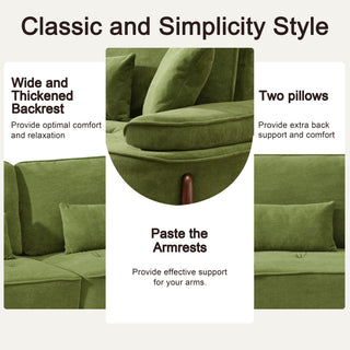 Comfortable Deep Seated Sofa With Pillows