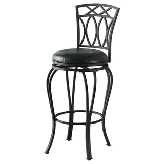 Swivel Stool With Upholstered Seat