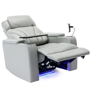 Power Motion Recliner Electric Power Recliner With USB Charging Port, Hidden Arm Storage, Convenient Cup Holder And tooth Speaker