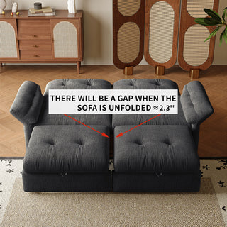 Sofa Bed, 2 In 1 Design For Living Rooms