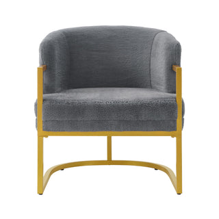 Upholstered Reading Accent Armchair For Living Room