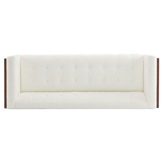 Contemporary 3 Seater Sofa With Tufted Design