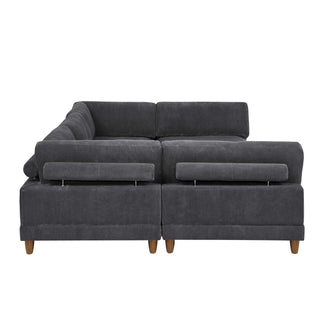 Modern Modular Sectional With Adjustable Back Support
