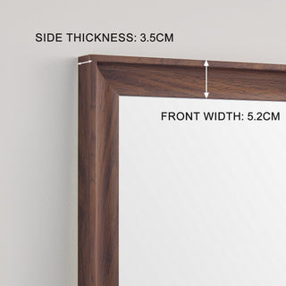Full-Body Floor Mirror With Frame