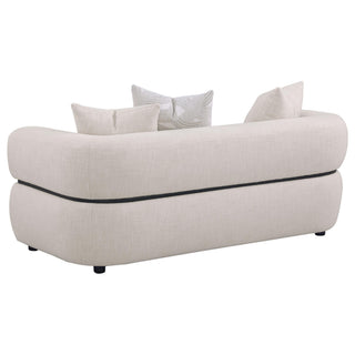 Ramsay - Round Arm Loveseat - Beige