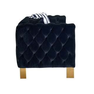 Chesterfield - Modern Tufted Living Room Sofa, 84.25''W Couch