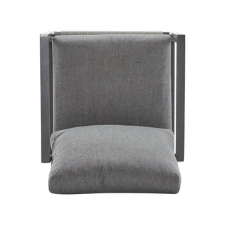 Modern Lounge Chair With Rope Accents And Cushions