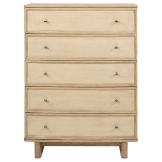 Kimpton - 5 Drawer Bedroom Chest - Beige