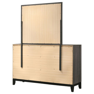 Cabrillo - 6 Drawer Dresser With Mirror - Gray