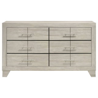 Strout - 6 Drawer Dresser - Cream