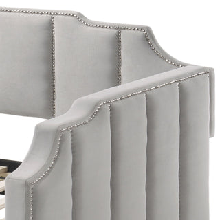 Peridot - Twin Daybed With Trundle - Dove Gray